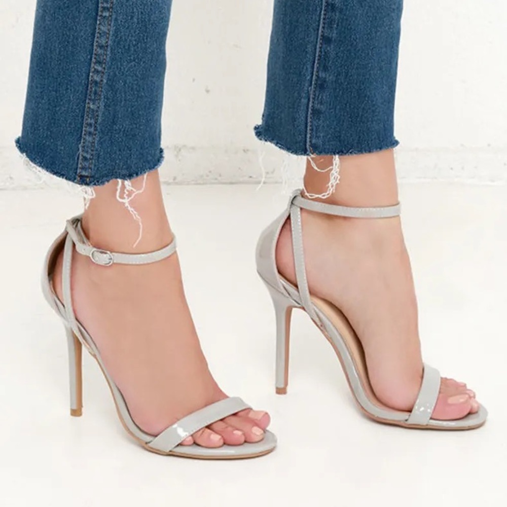 Light grey heels